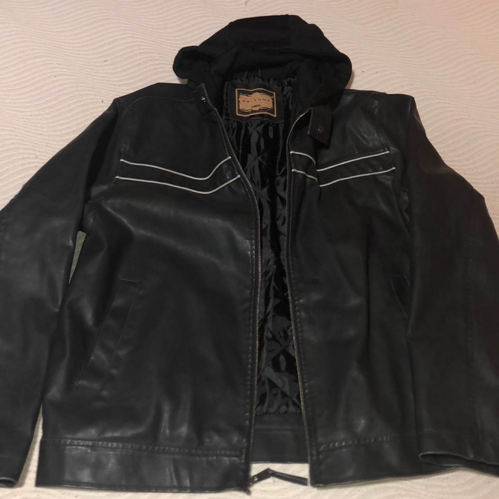 Arizona Jean Co leather biker jacket